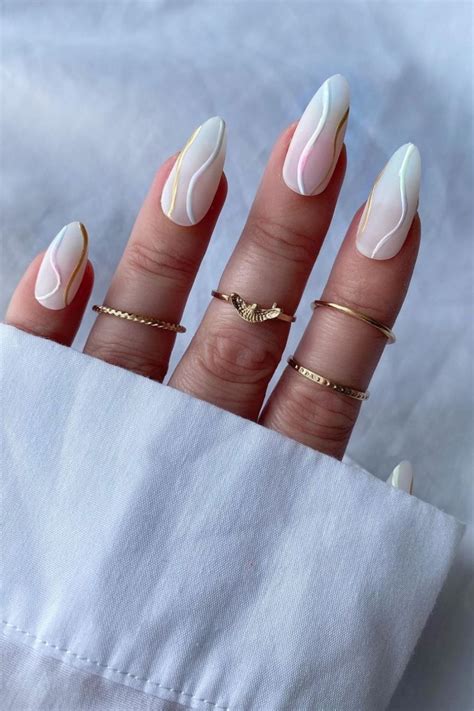 acrylic nails almond shaped|aesthetic almond shaped nails.